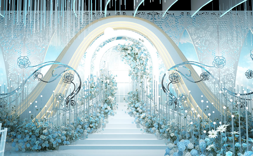 九龙釡香烙馍村水晶厅效果展示